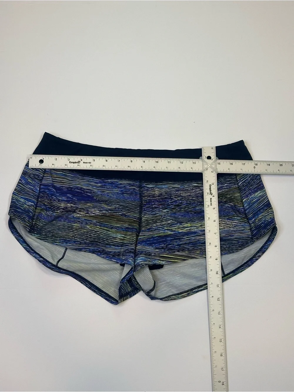 Lululemon Speed Up Shorts 2.5” | Interconnect Blue Multi/True Navy |‎ 10